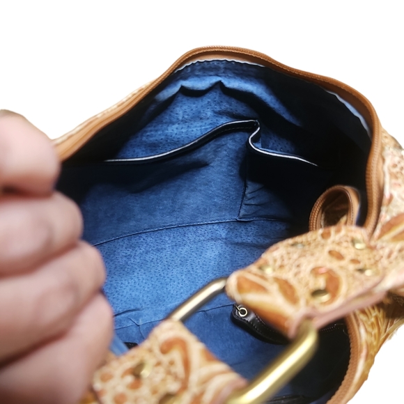 Sharif Hand Painted Vintage Bag Unique and Rare with Original Dust bag - Picture 14 of 16